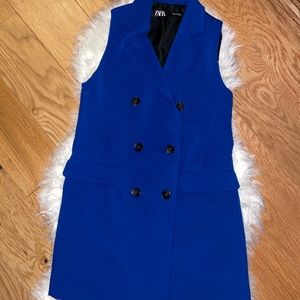 ZARA collar blazer double button